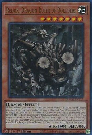 Redox, Dragon Ruler of Boulders (BLMM-EN117) - Battles of Legend: Monster Mayhem Ultra Rare 1st Edition