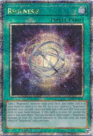 Regenesis (Quarter Century Secret Rare) (ALIN-EN059) - Alliance Insight Quarter Century Secret Rare 1st Edition