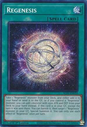 Regenesis (ALIN-EN059) - Alliance Insight Secret Rare 1st Edition