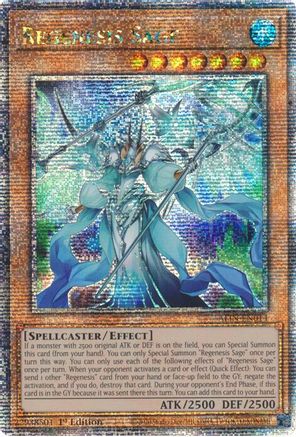 Regenesis Sage (Quarter Century Secret Rare) (ALIN-EN014) - Alliance Insight Quarter Century Secret Rare 1st Edition