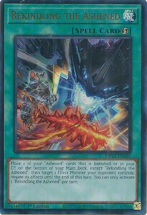 Rekindling the Ashened (MP25-EN205) - 2025 Mega-Pack Ultra Rare 1st Edition