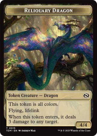 Reliquary Dragon - 0015 Double Sided Token w/ Random Back