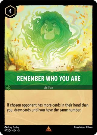 Remember Who You Are - 097/204 - Rare Cold Foil