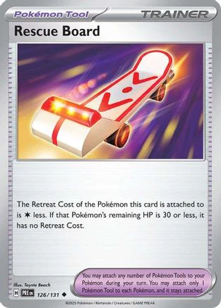 Rescue Board - 126/131 - Uncommon Reverse Holo