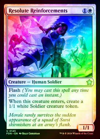 Resolute Reinforcements - 0145 - Foil
