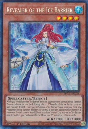 Revealer of the Ice Barrier (PCR) (RA03-EN028) - Quarter Century Bonanza Prismatic Collector's Rare 1st Edition