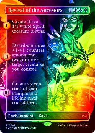 Revival of the Ancestors (Borderless) - 0389 - Foil