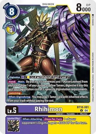 Rhihimon - BT18-081 U - Uncommon
