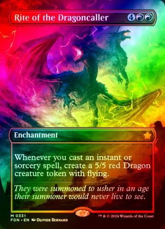 Rite of the Dragoncaller (Borderless) - 0331 - Foil