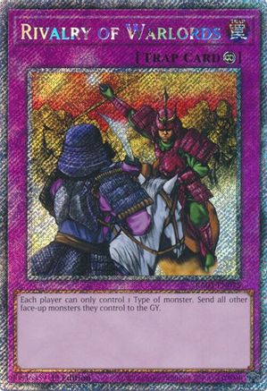 Rivalry of Warlords (Platinum Secret Rare) (RA03-EN075) - Quarter Century Bonanza Platinum Secret Rare 1st Edition