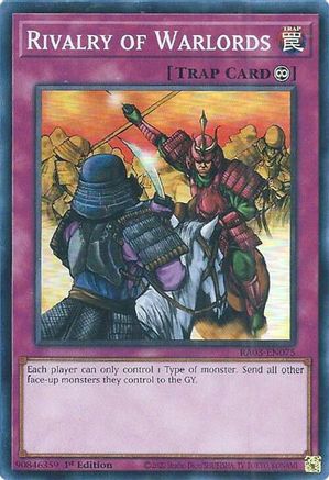Rivalry of Warlords (RA03-EN075) - Quarter Century Bonanza Super Rare 1st Edition