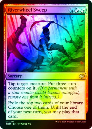 Riverwheel Sweep - 0219 - Foil