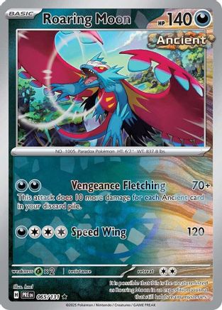 Roaring Moon - 065/131 - Pokeball Reverse Holo Rare