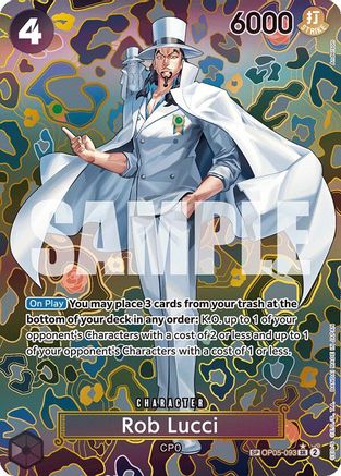 Rob Lucci (SP) - OP05-093 - Super Rare Foil