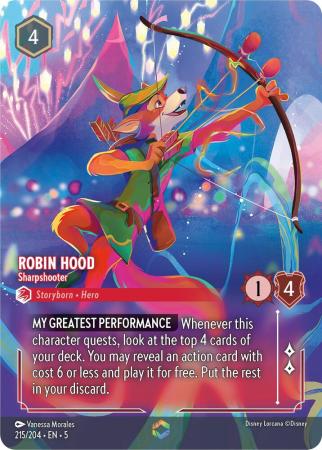 Robin Hood - Sharpshooter - 215/204 - Enchanted Holofoil