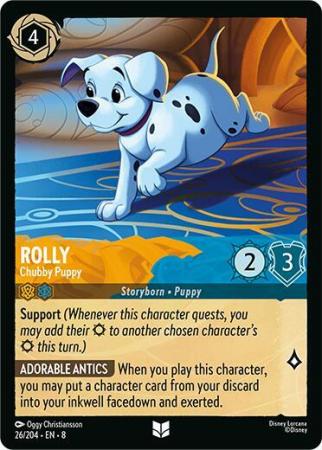 Rolly - Chubby Puppy - 026/204 - Uncommon