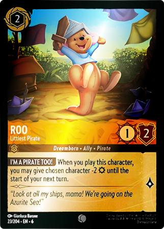 Roo - Littlest Pirate - 23/204 - Common Cold Foil