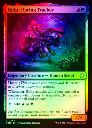 Ruby, Daring Tracker - 0245 - Foil