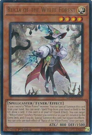 Rucia of the White Forest (MP25-EN215) - 2025 Mega-Pack Ultra Rare 1st Edition