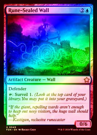 Rune-Sealed Wall - 0049 - Foil