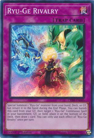 Ryu-Ge Rivalry (SR) (CRBR-EN040) - Crossover Breakers Super Rare 1st Edition