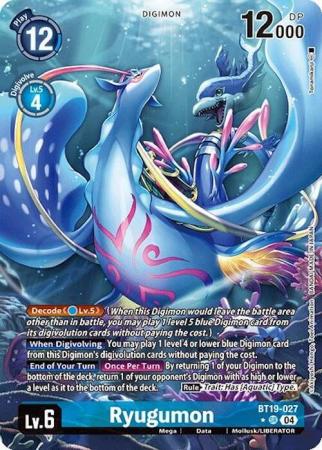 Ryugumon (Alternate Art) - BT19-027 SR - Super Rare