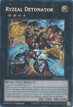 Ryzeal Detonator (MP25-EN121) - 2025 Mega-Pack Prismatic Secret Rare 1st Edition