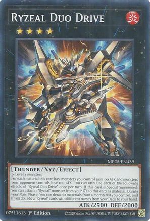 Ryzeal Duo Drive (MP25-EN439) - 2025 Mega-Pack Common / Short Print 1st Edition