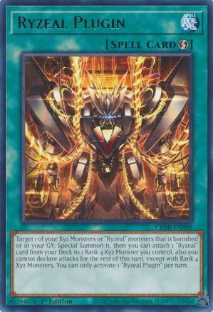Ryzeal Plugin (CRBR-EN008) - Crossover Breakers Rare 1st Edition