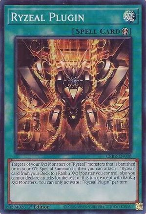 Ryzeal Plugin (SR) (CRBR-EN008) - Crossover Breakers Super Rare 1st Edition