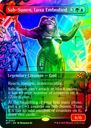Sab-Sunen, Luxa Embodied (Borderless) - 0354 - Foil