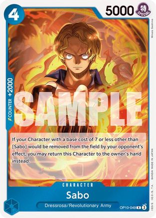 Sabo - OP10-049 - Rare Foil