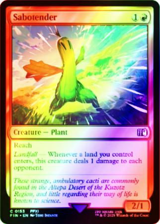 Sabotender - 0153 - Foil