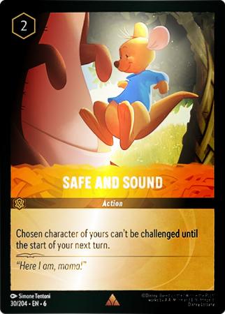 Safe and Sound - 30/204 - Rare Cold Foil