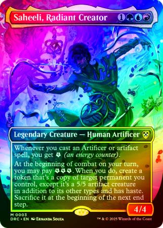 Saheeli, Radiant Creator (Borderless) - 0003 - Foil