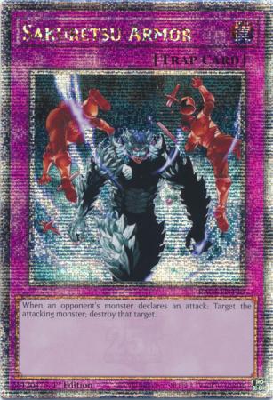 Sakuretsu Armor (Quarter Century Secret Rare) (RA03-EN130) - Quarter Century Bonanza Quarter Century Secret Rare 1st Edition