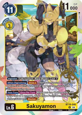 Sakuyamon - BT19-040 R - Rare