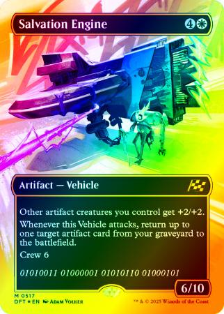 Salvation Engine (Borderless) (First-Place Foil) - 0517 - Foil