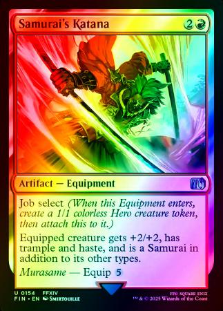 Samurai's Katana - 0154 - Foil