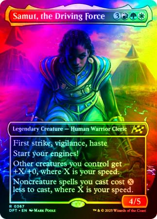Samut, the Driving Force (Borderless) - 0367 - Foil