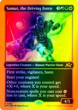 Samut, the Driving Force (First-Place Foil) - 0492 - Foil