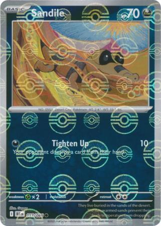 Sandile (Poke Ball Pattern) - 060/086 - Common Reverse Holo