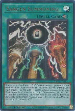 Sangen Summoning (MP25-EN197) - 2025 Mega-Pack Ultra Rare 1st Edition
