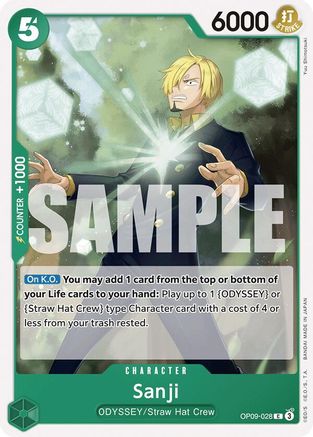 Sanji - OP09-028 - Common