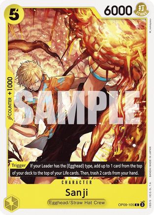 Sanji - OP09-105 - Common