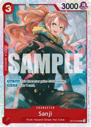 Sanji - OP10-005 - Super Rare Foil