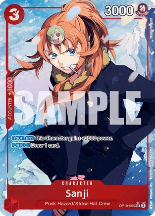 Sanji (Parallel) - OP10-005 - Super Rare Foil