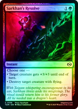 Sarkhan's Resolve - 0158 - Foil