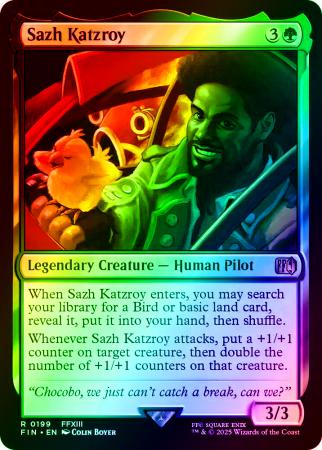 Sazh Katzroy - 0199 - Foil