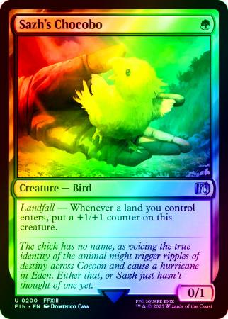 Sazh's Chocobo - 0200 - Foil